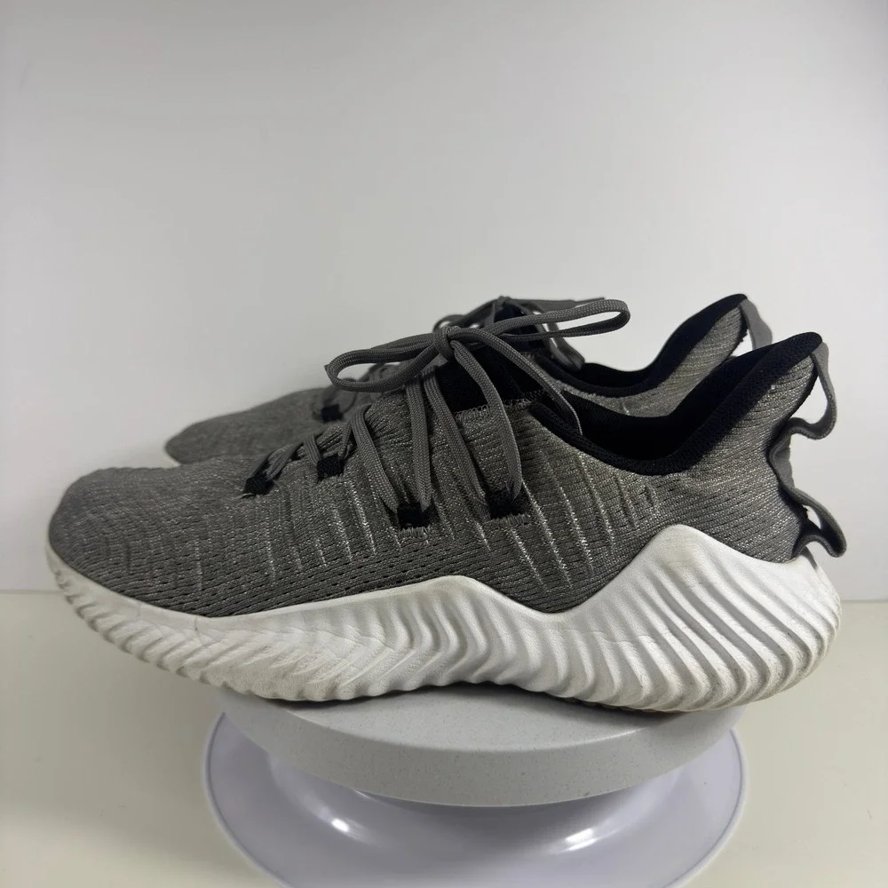Adidas‎ Alphabounce Trainer Grey White Gum Sole Mens 13.5 Running Shoes
